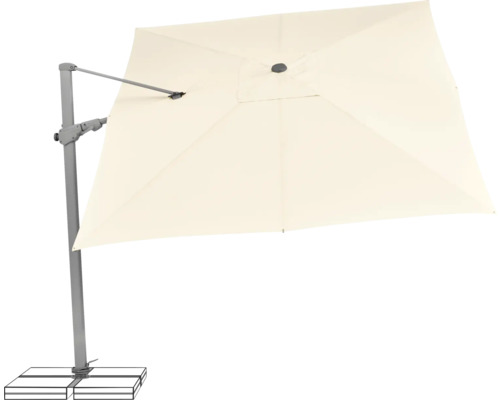 Freiarm-Sonnenschirm mit Fuss