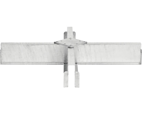 Connecteur en croix métallique pour rails profilés