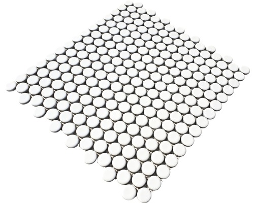 Tapis carré avec petits carreaux ronds