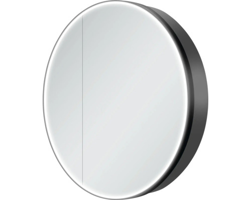 Armoire de toilette ronde avec une porte