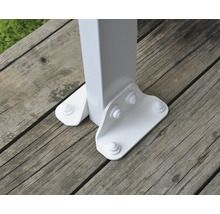 Terrassenüberdachung 730x295 cm weiss