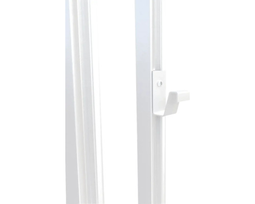 Vue détaillée d''une fenêtre avec poignée de fenêtre