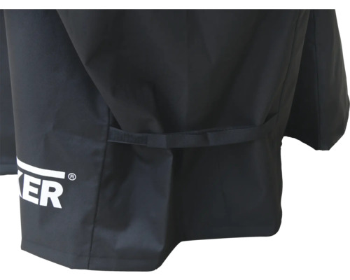 Housse de barbecue noire avec logo de l''entreprise