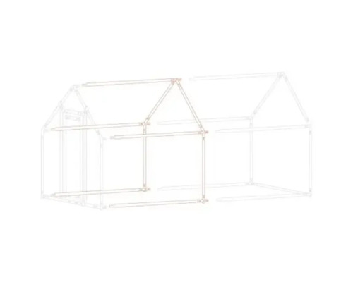 Structure du cadre d''une serre