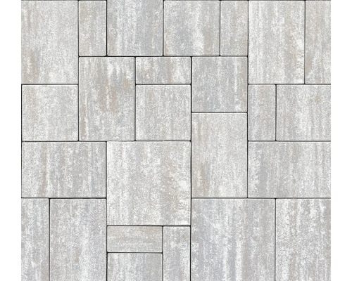 Pavés autobloquants en motif de pose