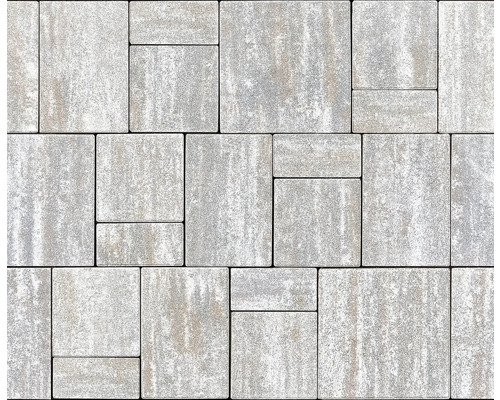 Pavés autobloquants en béton de différents formats