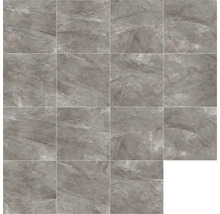 Feinsteinzeug Wand- und Bodenfliese Wells moka matt 120x120x1.07 cm