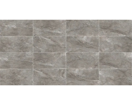 Graue Wandfliesen mit Marmoroptik