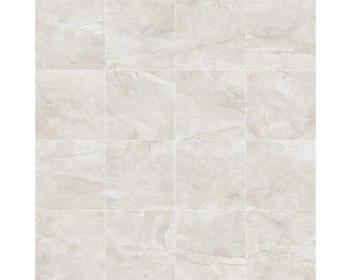 Fliesen mit Marmoroptik, quadratisch angeordnet.