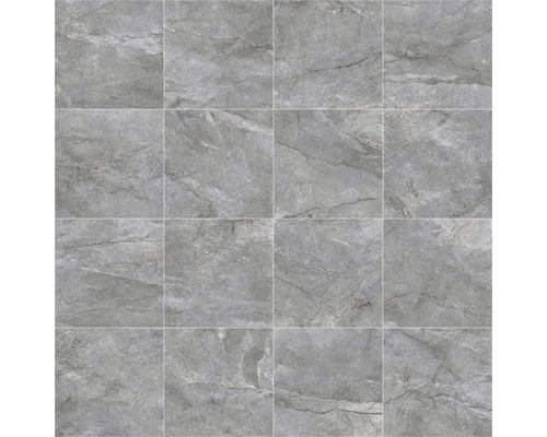 Carreaux de sol gris aspect marbre