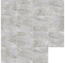 Carrelage sol et mur en grès cérame fin Wells pearl poli 120x120x1.07 cm