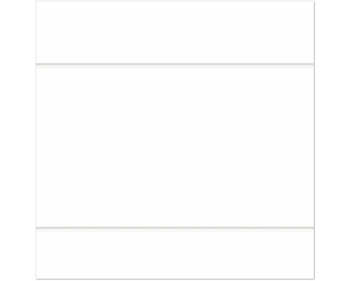 Weisse Tapete mit horizontalem Muster