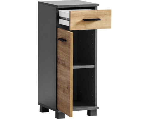 Table de chevet avec tiroir et porte