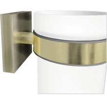 Wand-Zahnputzbecherhalter aus Metall und Kunststoff