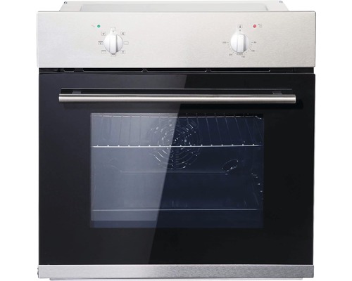 Four encastrable avec porte en verre et boutons rotatifs