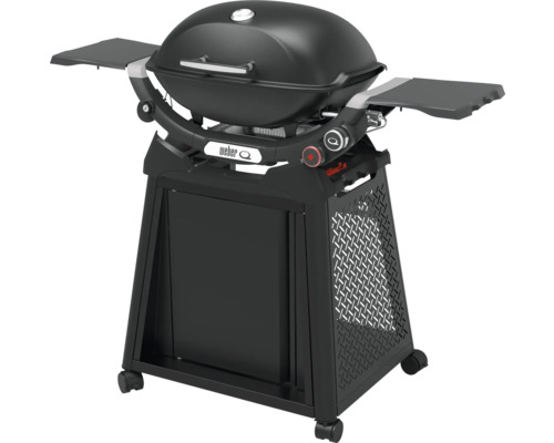 Weber Gasgrill mit Rollwagen und Seitentischen