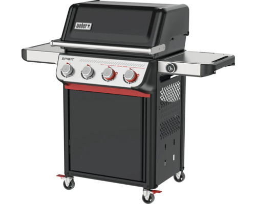 Weber Spirit Gasgrill mit vier Brennern und Seitentischen