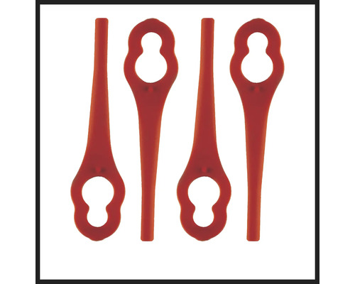 Plusieurs lames de coupe-bordures en plastique