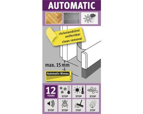 Joint automatique avec propriétés et garanties