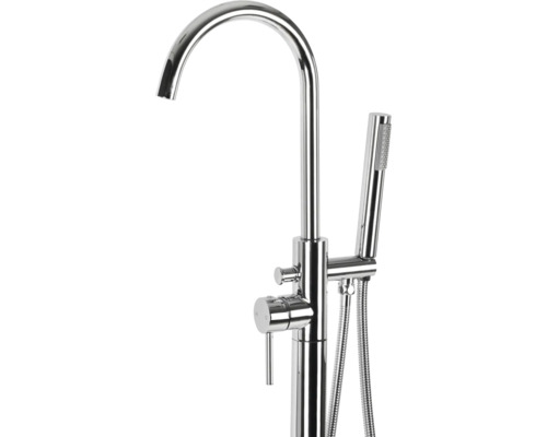 Freistehende Badewannenarmatur mit Handbrause