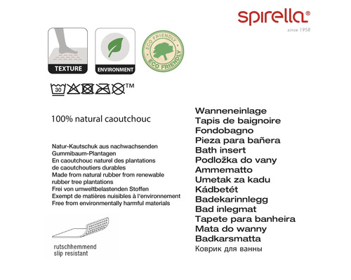 Informations sur les matériaux et les propriétés des tapis de bain