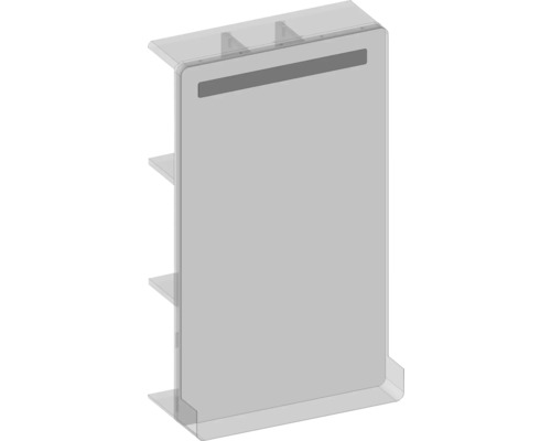 Séparateur de pièce autoportant avec étagères