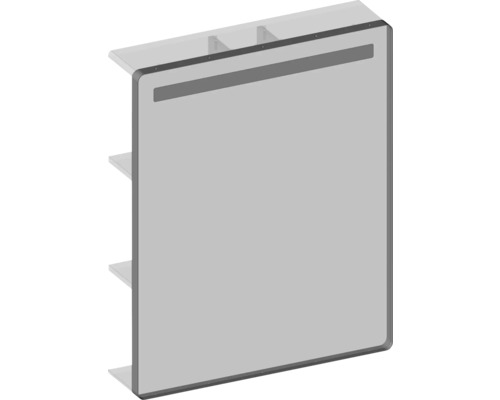 Regalboden mit zwei Regalböden