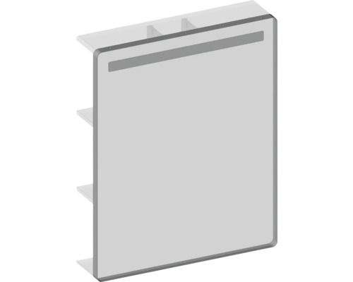 Regal mit Seitenwand