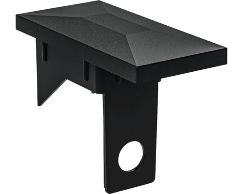 Cache-poteau de clôture en métal