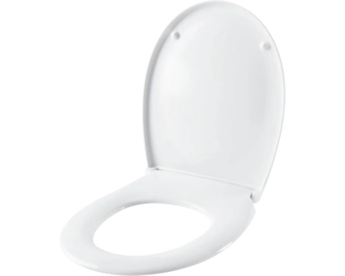Abattant de WC en plastique, ouvert