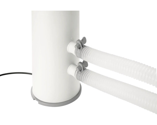 Pompe de piscine avec deux tuyaux