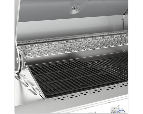 Innenansicht eines Grills mit Grillrost