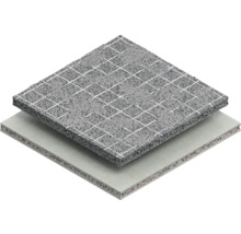 Panneau isolant avec grille