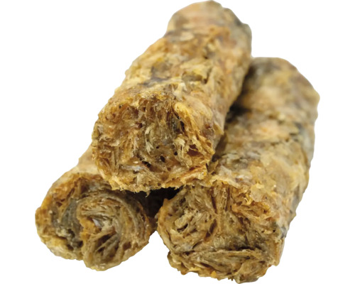 Trois rouleaux d''isolant en fibre de bois