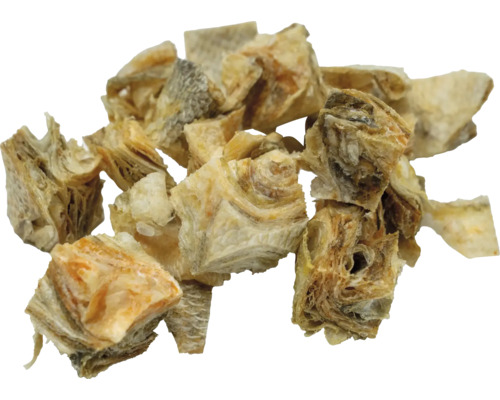 Collations pour chiens en peau de poisson en morceaux