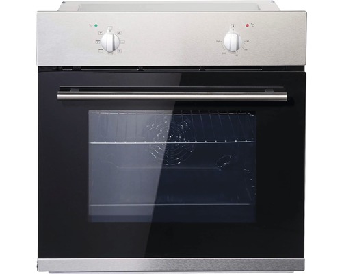 Four encastrable avec porte en verre et boutons rotatifs