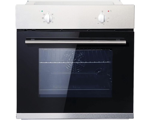 Four encastrable avec boutons de commande et porte en verre