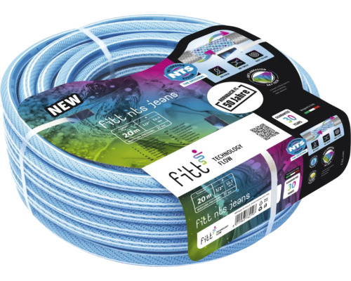 Tuyau d''arrosage enroulé, 20 mètres de long, Fitt NTS Jeans