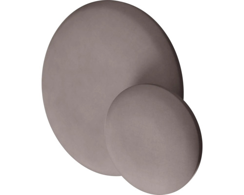 Deux appliques murales rondes