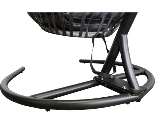 Vue détaillée du cadre d''un fauteuil suspendu