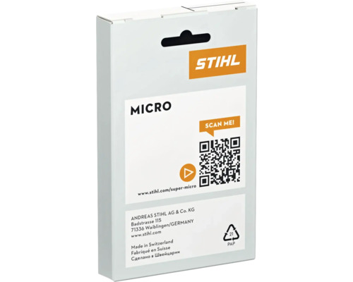 Emballage d''un produit Stihl Micro
