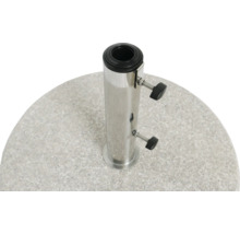 Support de parasol avec tube en acier