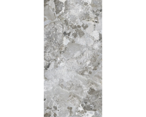 Graue Feinsteinzeugfliese mit Steinoptik