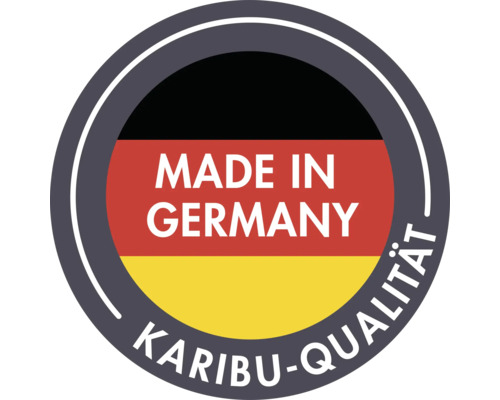 Made in Germany Karibu-Qualität Siegel