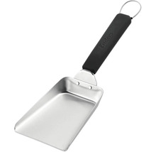 Edelstahlschaufel mit schwarzem Griff und Enders Logo