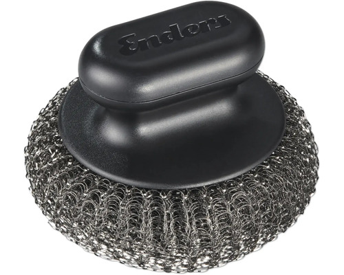 Topfreiniger aus Edelstahl mit Griff