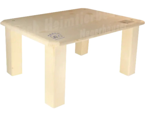 Resch Nager Unterstand XL 41x25x31 cm holz Nagetierhaus aus Holz mit vier Beinen