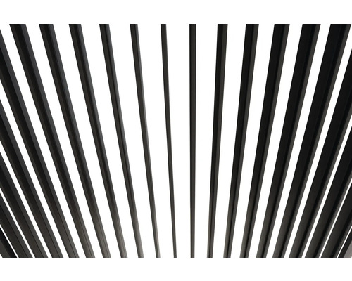 Plafond avec structure à lamelles