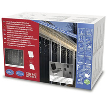 Emballage d''une guirlande lumineuse LED avec panneau solaire, boîtier de batterie, multifonction, variateur, télécommande et minuterie
