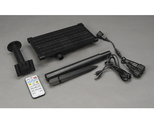 Kit de pompe de bassin solaire avec télécommande et accessoires